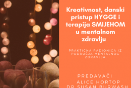 Praktična radionica: mentalno zdravlje, kreativnost, pozitivna psihologija i terapija smijehom