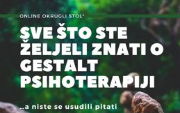 Informacija o okruglom stolu o gestalt terapiji
