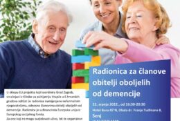 EU projekt “Svi za pamćenje” &#8211; Radionica za članove obitelji oboljelih od demencije &#8211; Senj 