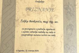 Dodjela priznanja povodom svjetskog dana zaštite na radu