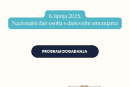 Najava programa obilježavanja Nacionalnog dana prava osoba s duševnim smetnjama – 6. lipnja 2025.