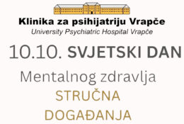 10.10. Dan mentalnog zdravlja – stručne aktivnosti Klinike