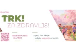 Dječja utrka TRK! ZA ZDRAVLJE u Parku Ribnjak